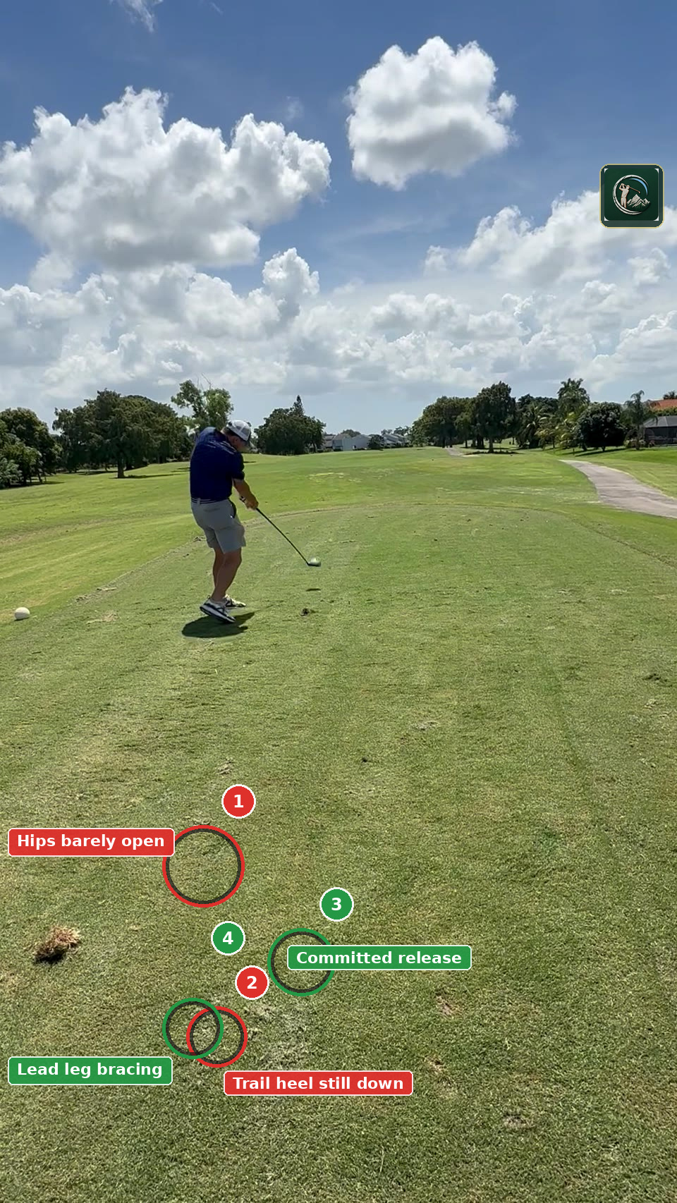 Annotated impact frame for Chris Barletta