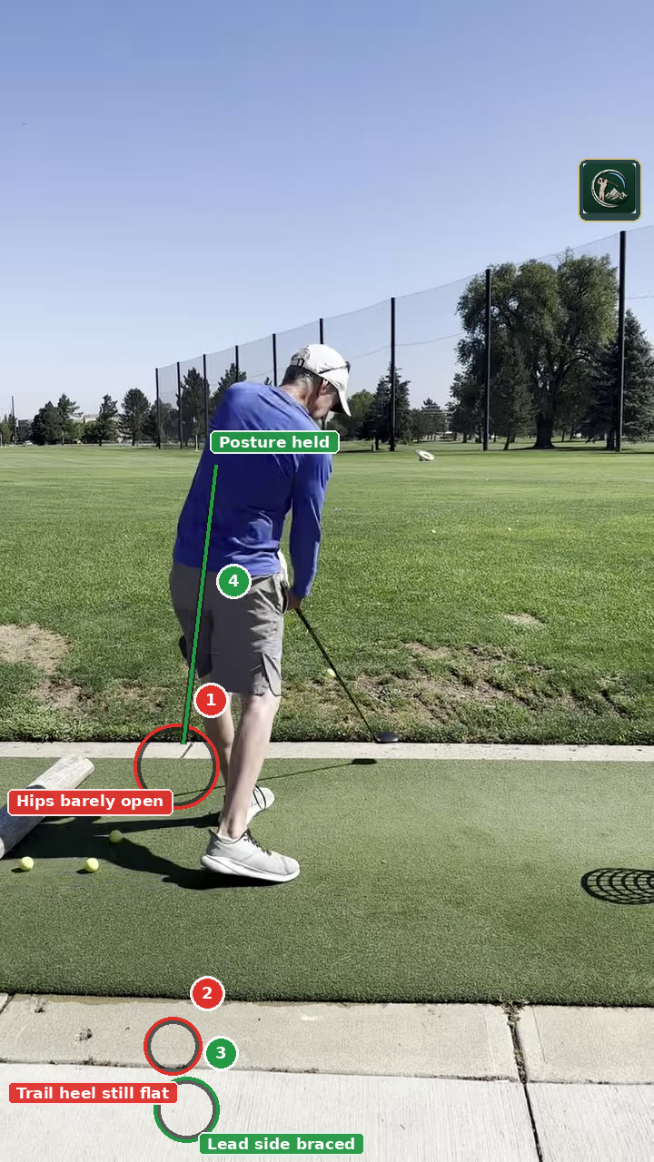 Annotated impact frame for Goldberg